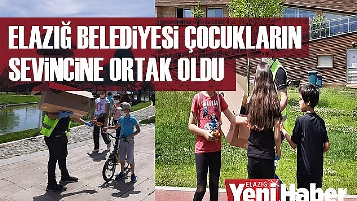 Elazığ Belediyesi Çocukların Sevincine Ortak Oldu