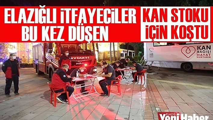 İtfaiye Personellerinden Kan Bağışı