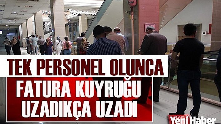 Elektrik Faturası Kuyruğu Sabırları Zorladı