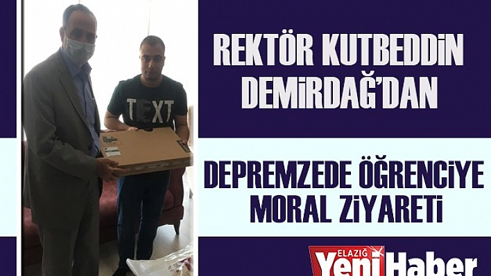 Enkaz Altından Kurtarılan Öğrenciye Ziyaret