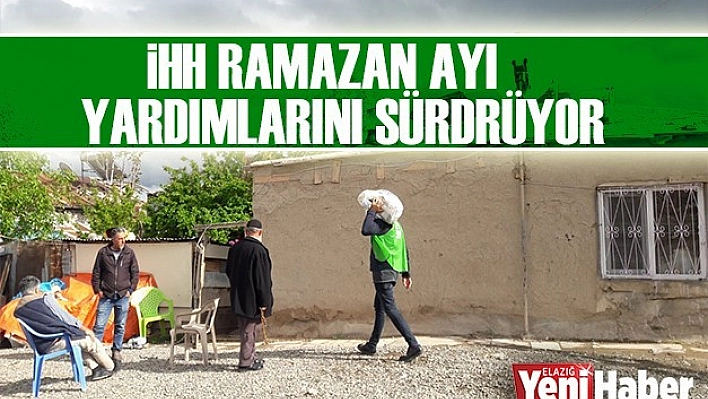 İHH Yardımları Sürdürüyor