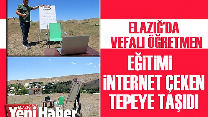 Öğretmen Eğitimi, İnternet Çeken Tepeye Taşıdı