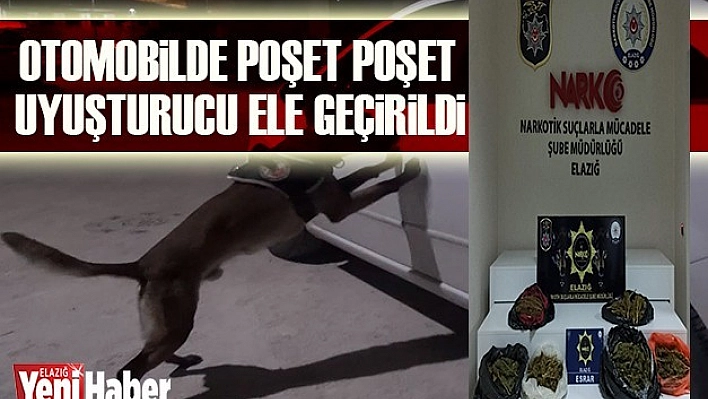 Otomobilde Poşet Poşet Uyuşturucu Ele Geçirildi