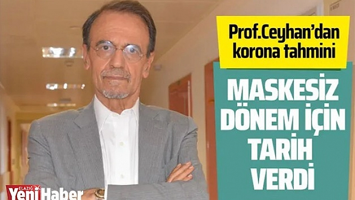 Prof. Mehmet Ceyhan Tarih Verdi