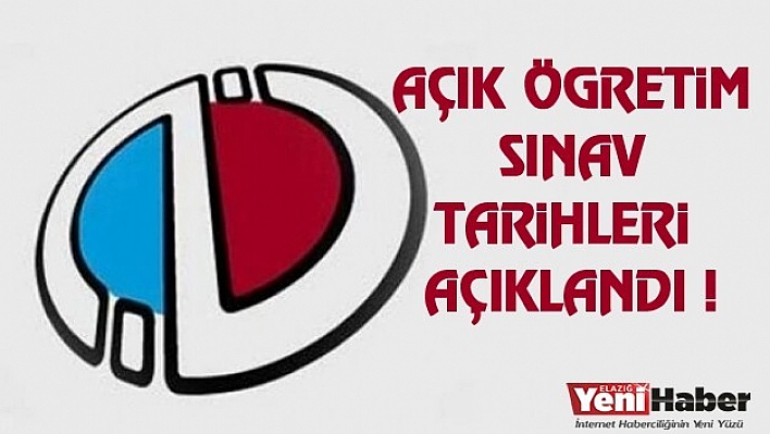 Sınav Tarihleri Açıklandı!