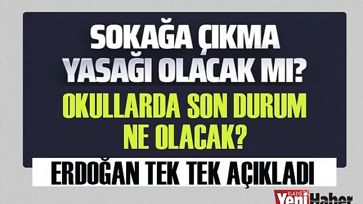 Sokağa Çıkma Yasağı Olacak mı ?