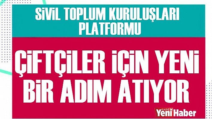 STK Platformu, Çiftçiler İçin Yeni Bir Adım Atıyor
