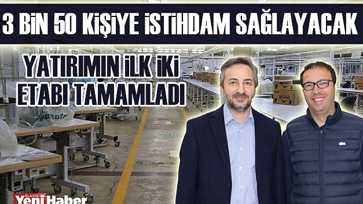 Tam Entegre Tekstil Tesisinin İlk İki Etabı Tamamlandı