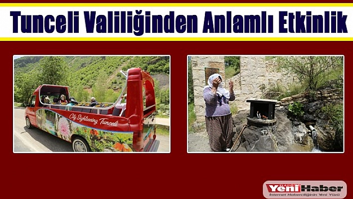 Tur Otobüsüyle Munzur Vadisini Gezdiler