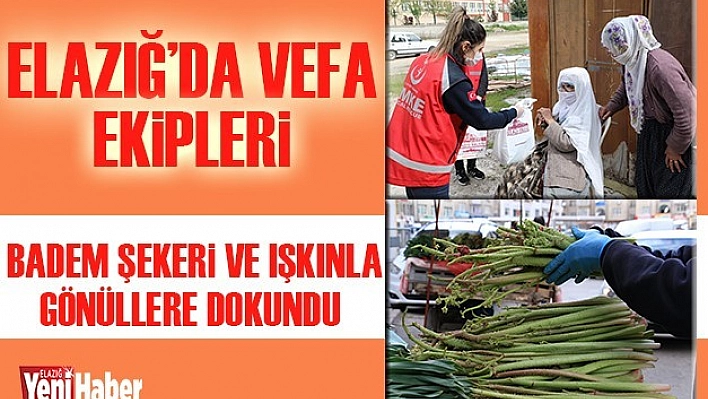 Vefa Ekibi Badem Şekeri ve Işkınla Gönüllere Dokundu