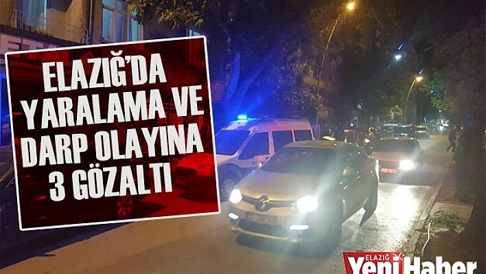 Yaralama ve Darp Olayına 3 Gözaltı