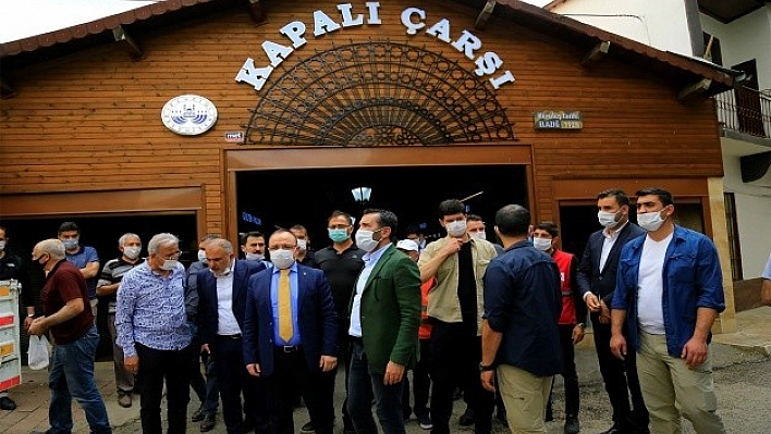 Çiçeği Burnunda Vali Erkaya Yırık Sahaya İndi!