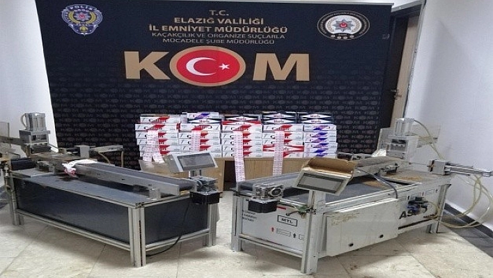 Elazığ'da Kaçak Sigara Alarmı!