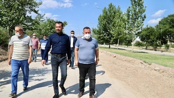 Başkan Şerifoğulları Çalışmaları Yerinde İnceledi