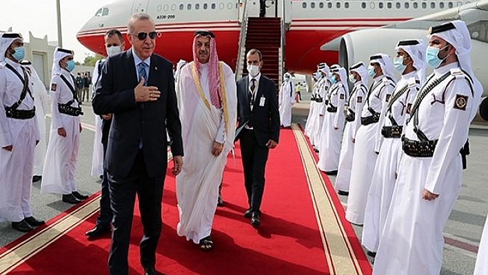 Cumhurbaşkanı Erdoğan Katar'da