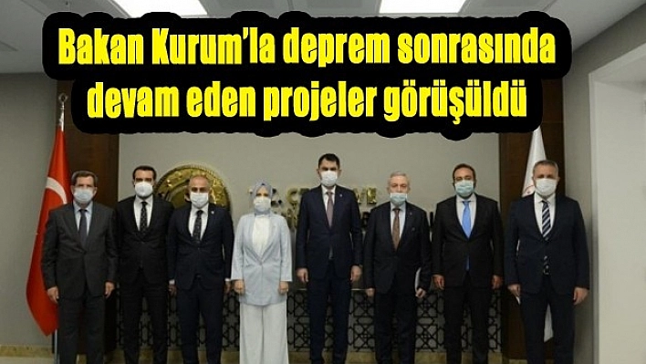 Elazığ Heyeti Bakan Kurum ile Görüştü