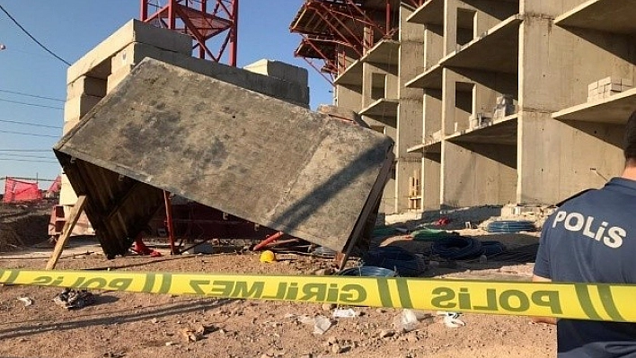Elazığ'da 5'inci Kattan İskeleye Düştüler