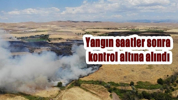 Elazığ'da 800 Dönüm Ekili Arazi Kül Oldu
