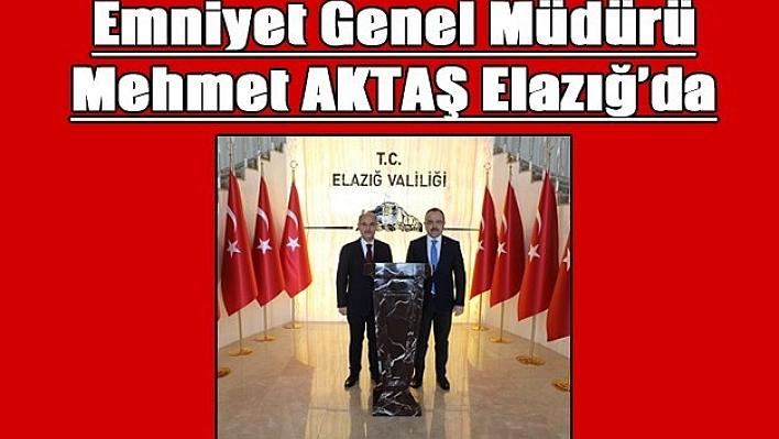 Emniyet Genel Müdürü Aktaş Elazığ'da