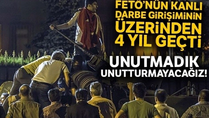 'Unutmadık, Unutturmayacağız'