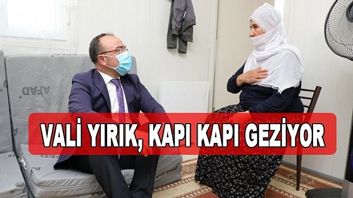 Vali Yırık, Vatandaşın Sorunlarını Dinledi