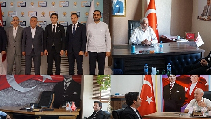 Akın'dan Siyasi Partilere Ziyaret