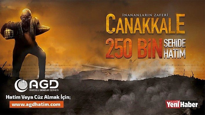 AGD Çanakkale Şehitlerini 250 Bin Hatimle Yad Ediyor