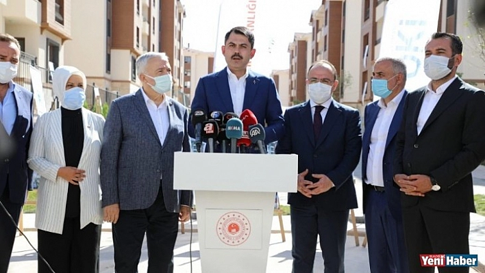 'Bin Konutu Teslim Aşamasına Getirdik'