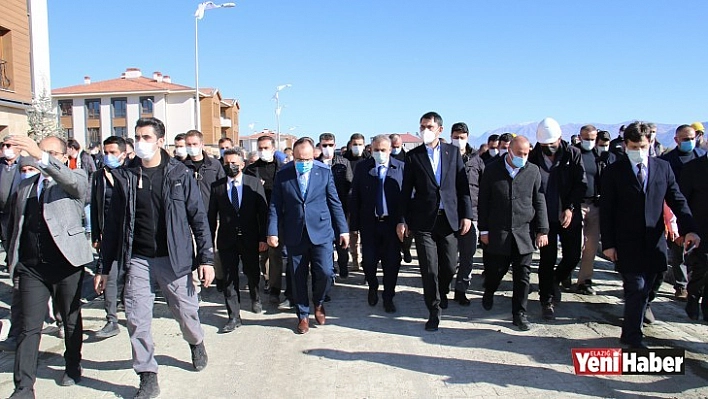Bakan Kurum, Tamamlanan Deprem Konutlarını İnceledi!