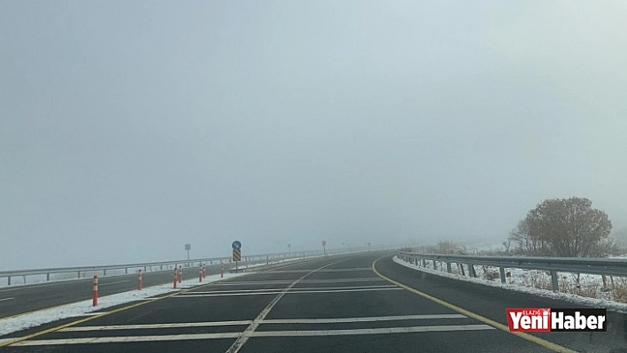 Bingöl -Elazığ Karayolunda Sis Etkili Oluyor!