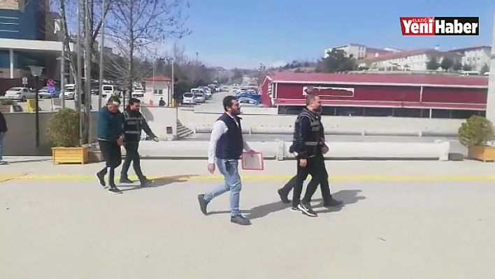 Elazığ'da 3 kişinin yaralandığı olayda mahkemeye sevk edilen 2 şüpheli tutuklandı