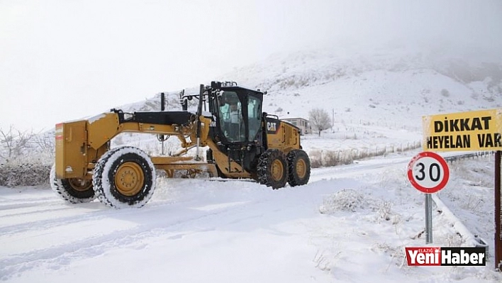 Elazığ'da 441 Köy Yolu Kapandı