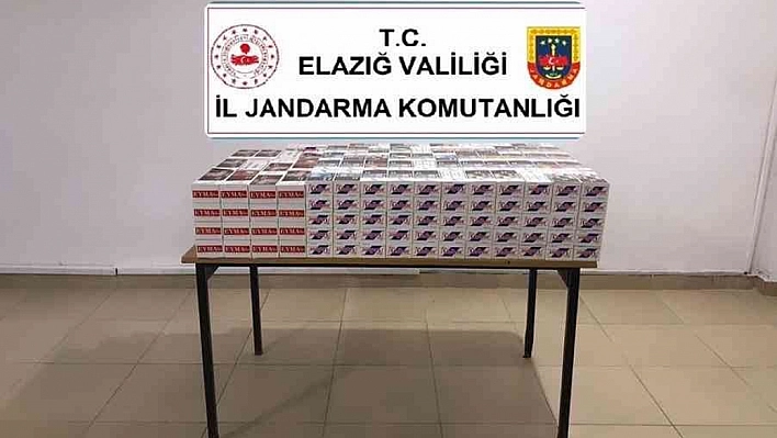Elazığ'da Kaçak Sigara Operasyonu