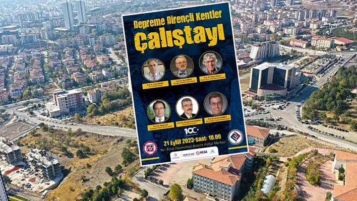 Elazığ'da Deprem Çalıştayı
