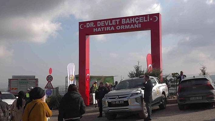 Bahçeli Adına Hatıra Ormanı Oluşturuldu