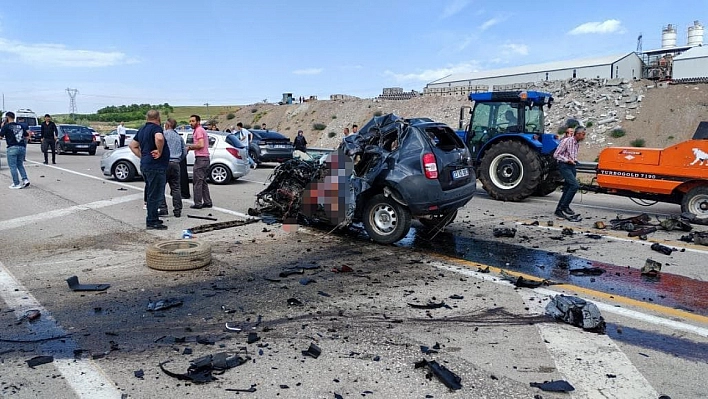 Elazığ'da Feci Kaza!