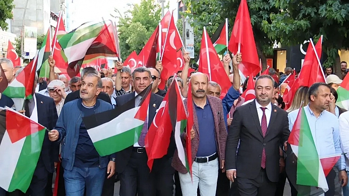 Elazığ'da Gazze Yürüyüşü