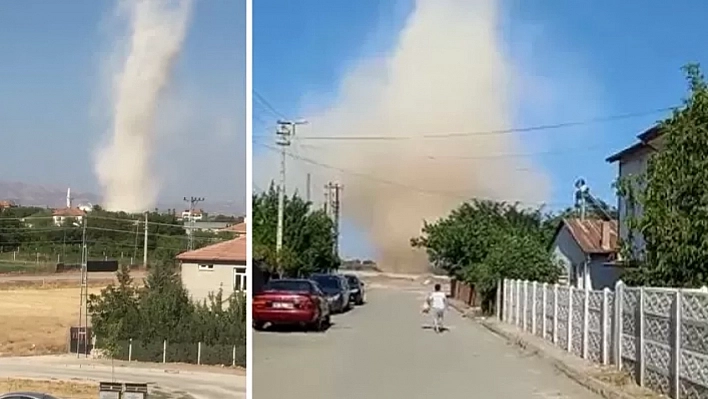 Elazığ'da Hortum Paniği