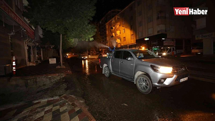 Elazığ'da ilaçlama çalışmaları sürüyor