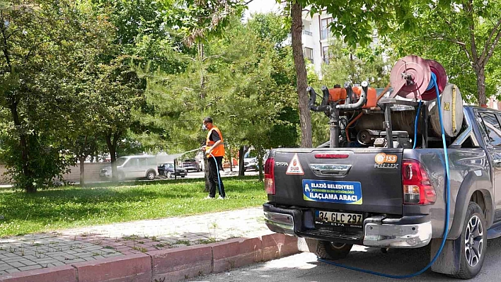 Elazığ'da İlaçlama Çalışmaları