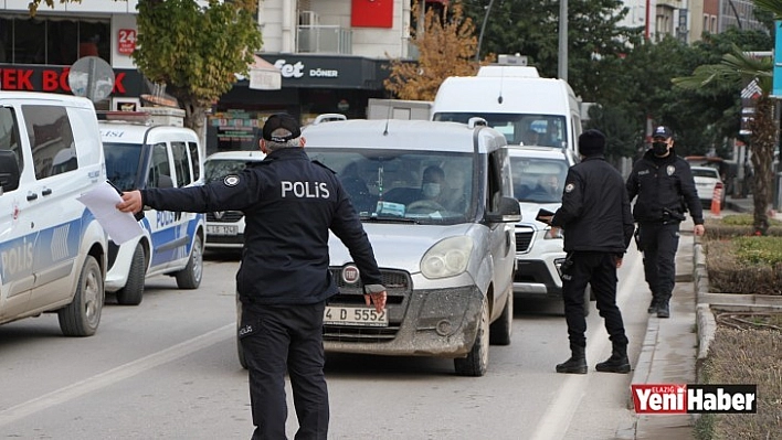 Elazığ'da İzinsiz Sokağa Çıkanlar Affedilmedi