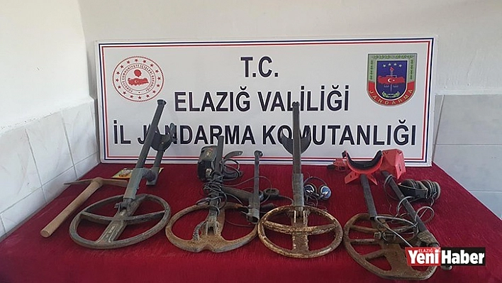 Elazığ'da Kaçak Kazı Operasyonu!