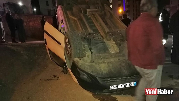 Elazığ'da Kaza Anı Kameralara Yansıdı