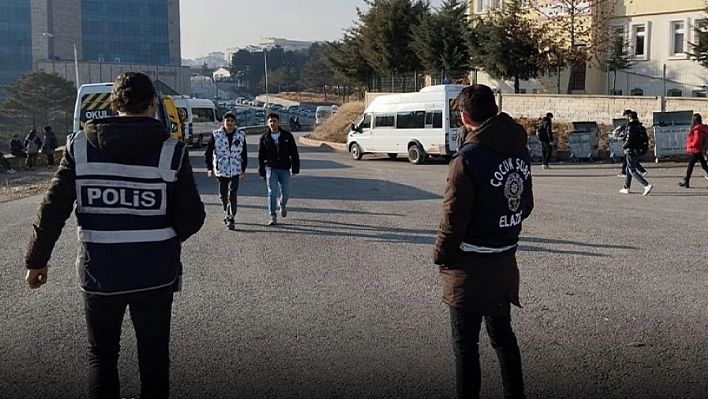 Elazığ'da Okul Önlerinde Denetim