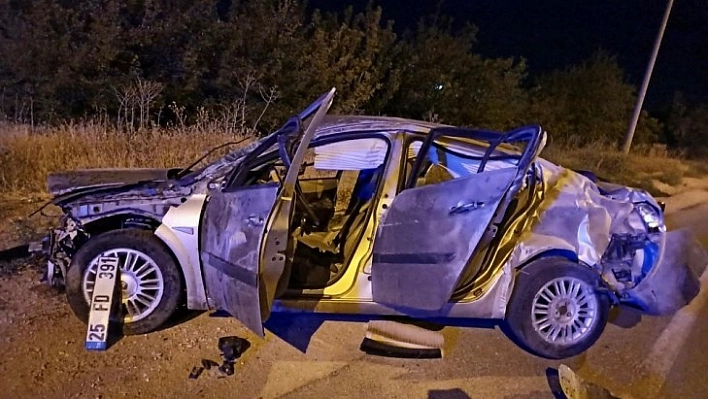 Elazığ'da Otomobil Takla Attı