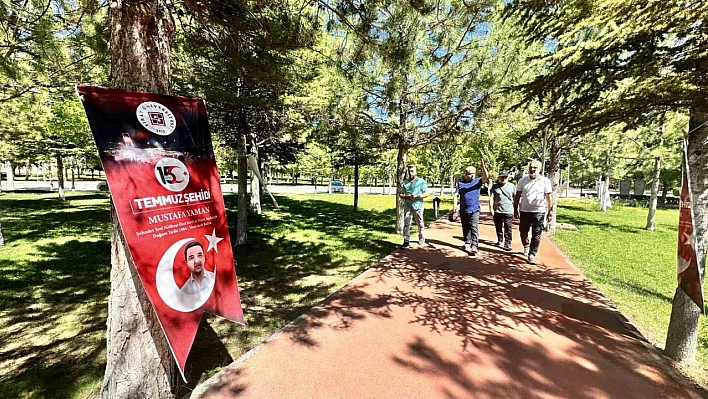 Elazığ'da şehitler yolu yürüyüş parkuru ve sergi açılışı