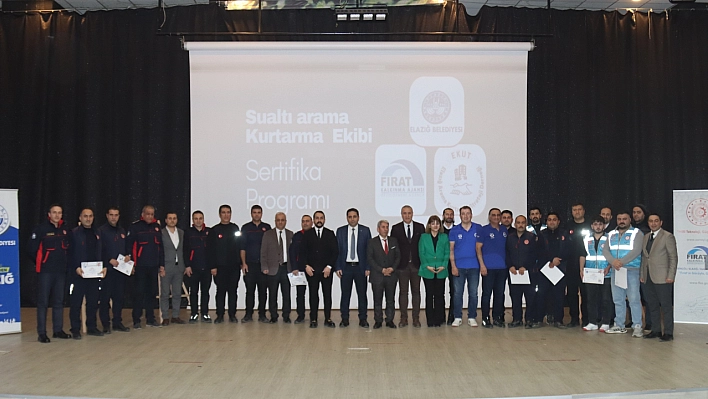 Elazığ'da Su Altı Arama ve Kurtarma Eğitimi