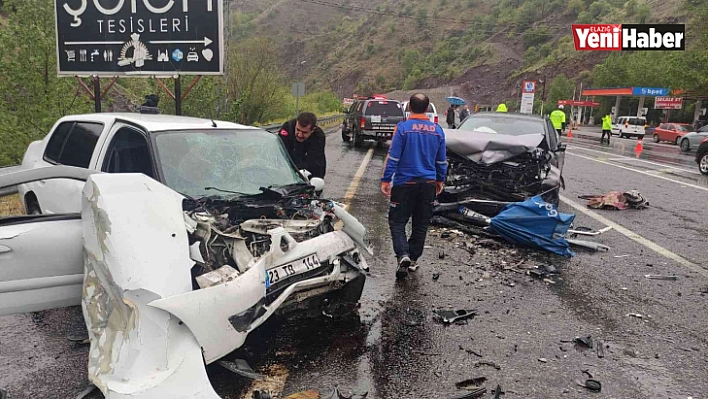 Elazığ'da trafik kazası: 4 yaralı