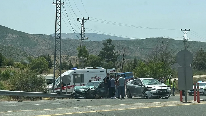 Elazığ'da Trafik Kazası!