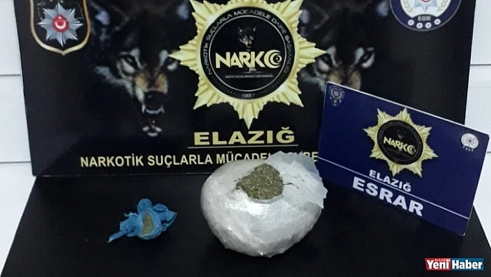 Elazığ'da uyuşturucu ile mücadele:2 tutuklama